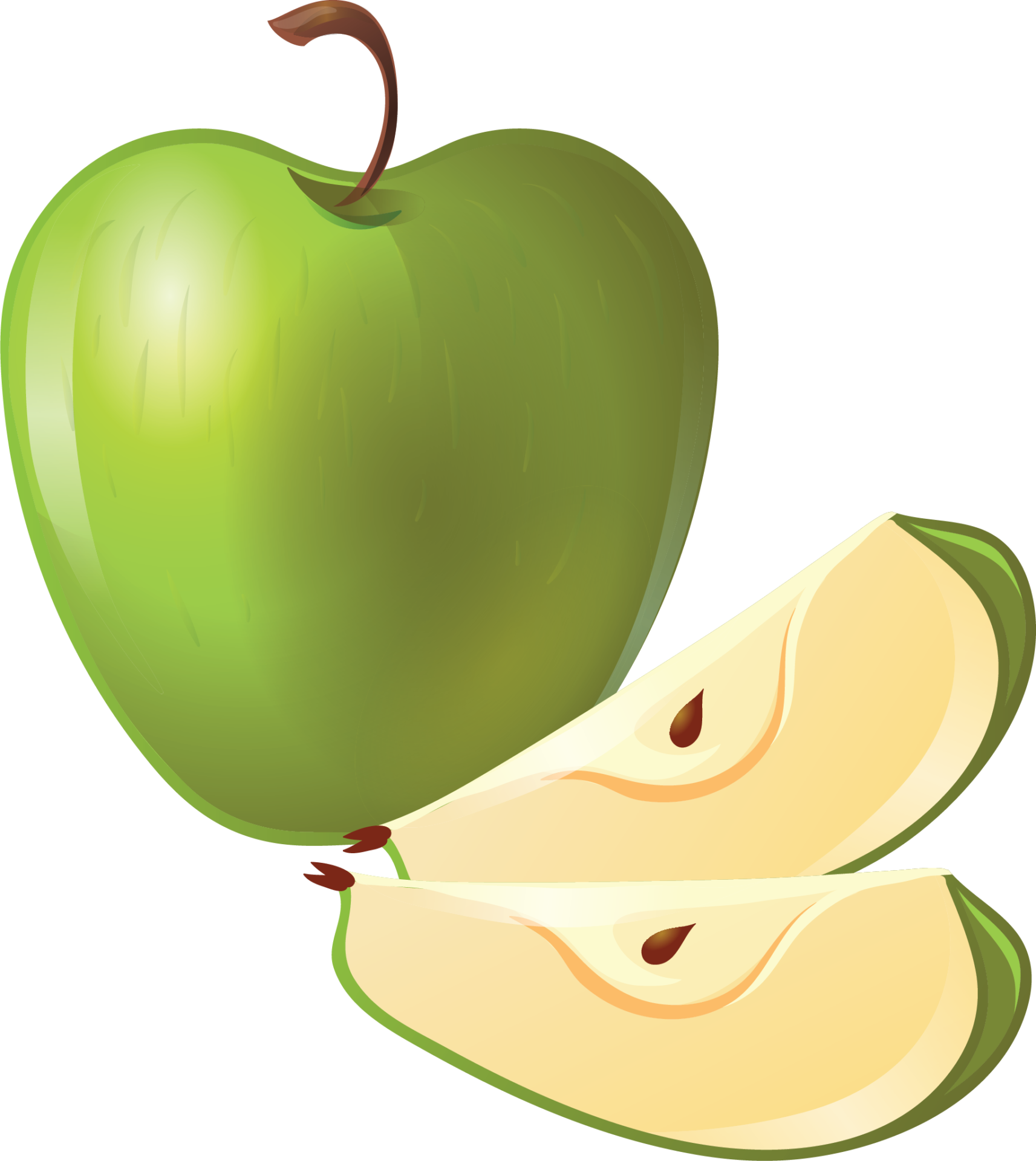 Green Apple No Background