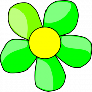 Green Flower PNG File