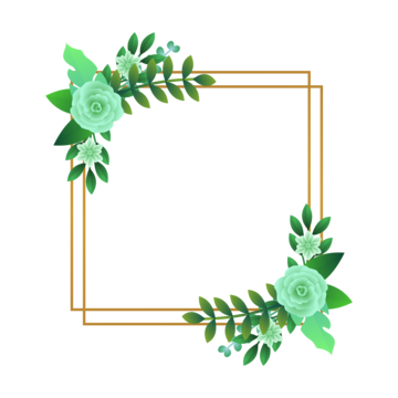 Green Flower PNG Picture