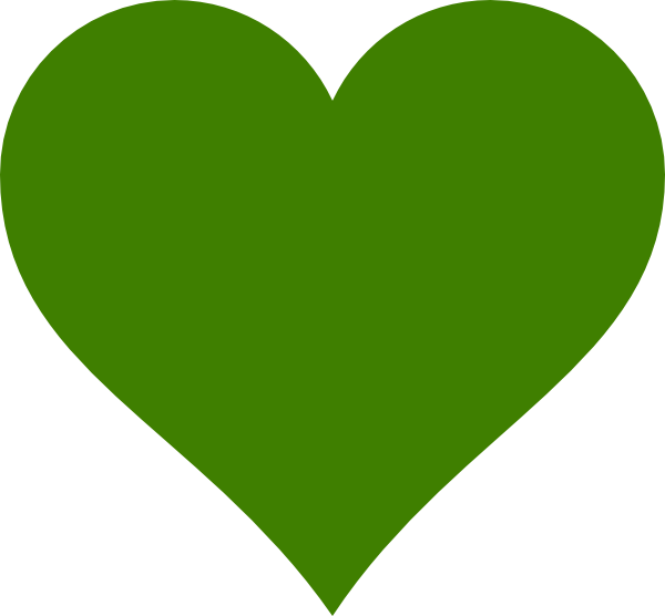 Green Heart PNG File