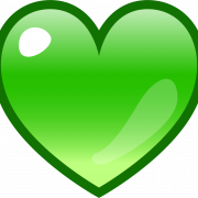 Green Heart PNG HD Image