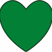 Green Heart PNG Image HD