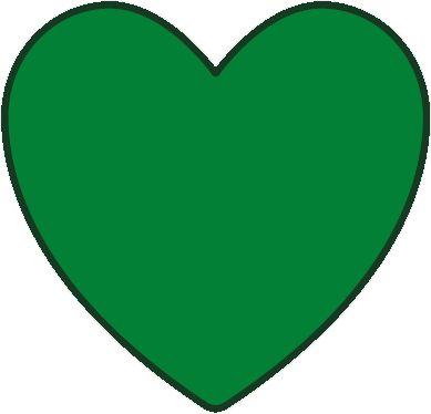 Green Heart PNG Image HD