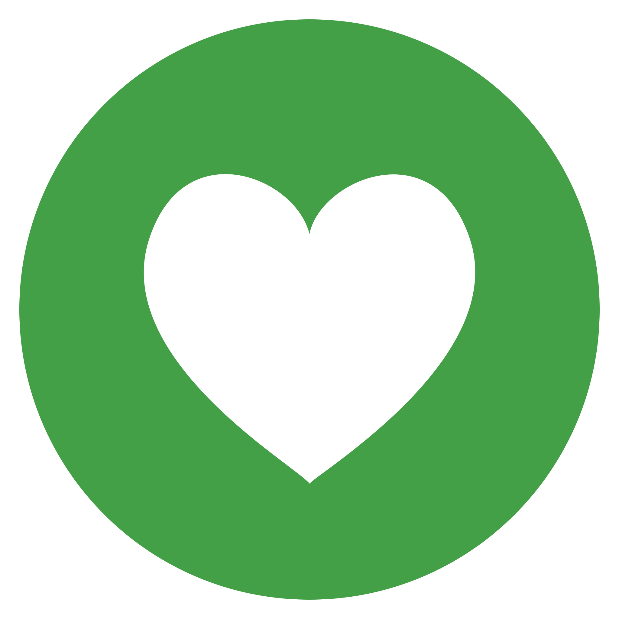 Green Heart PNG Image