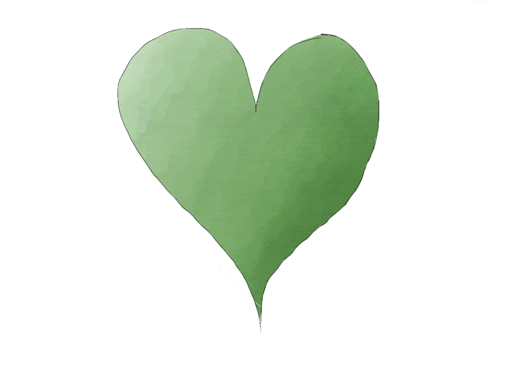 Green Heart PNG Photo