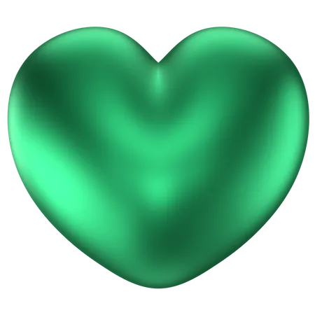 Green Heart PNG