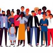 Group Of People PNG Cutout