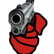 Gun Meme Background PNG