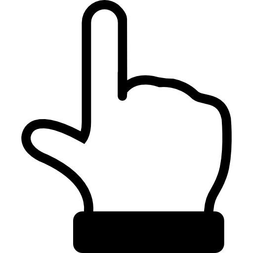 Hand Point PNG Cutout