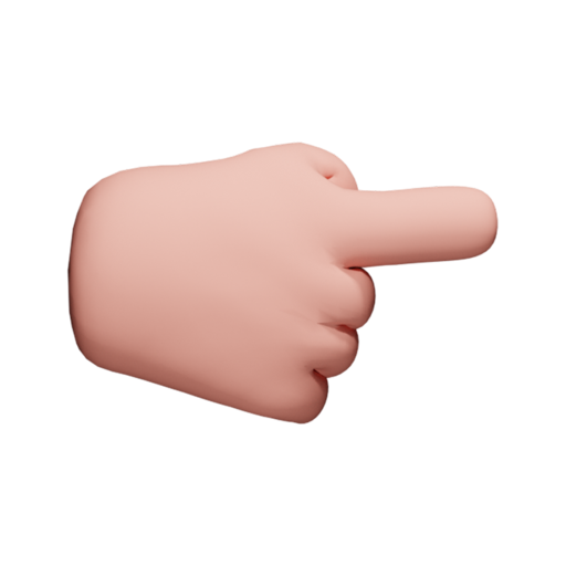 Hand Point PNG Image File