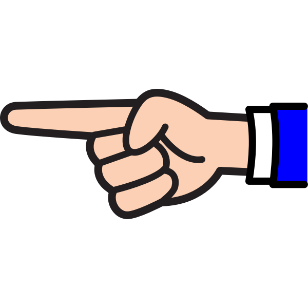 Hand Point PNG Image
