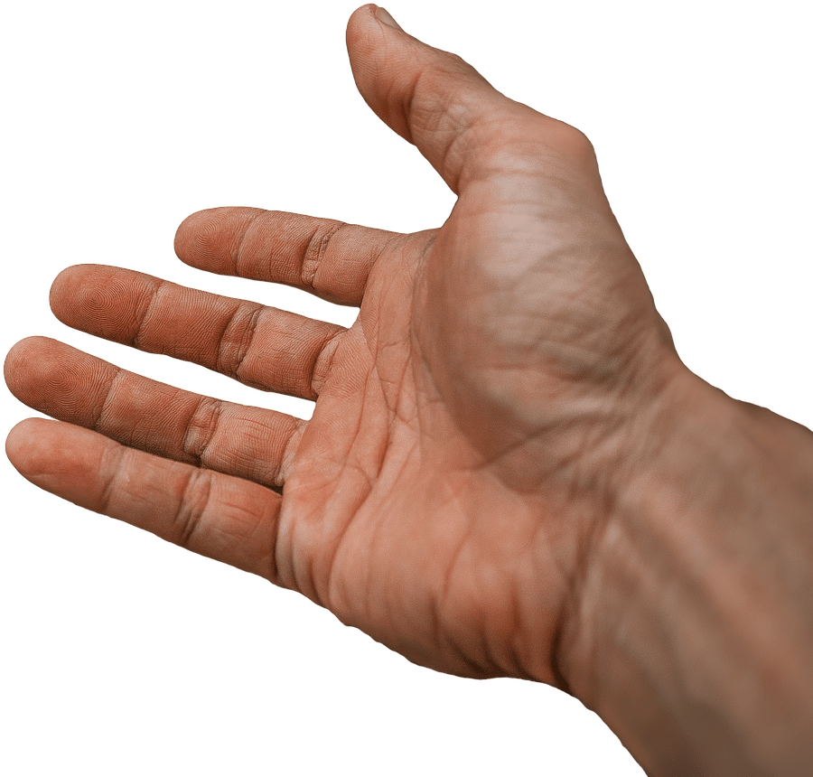 Hand Reaching Out PNG Photo