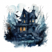 Haunted House PNG Image