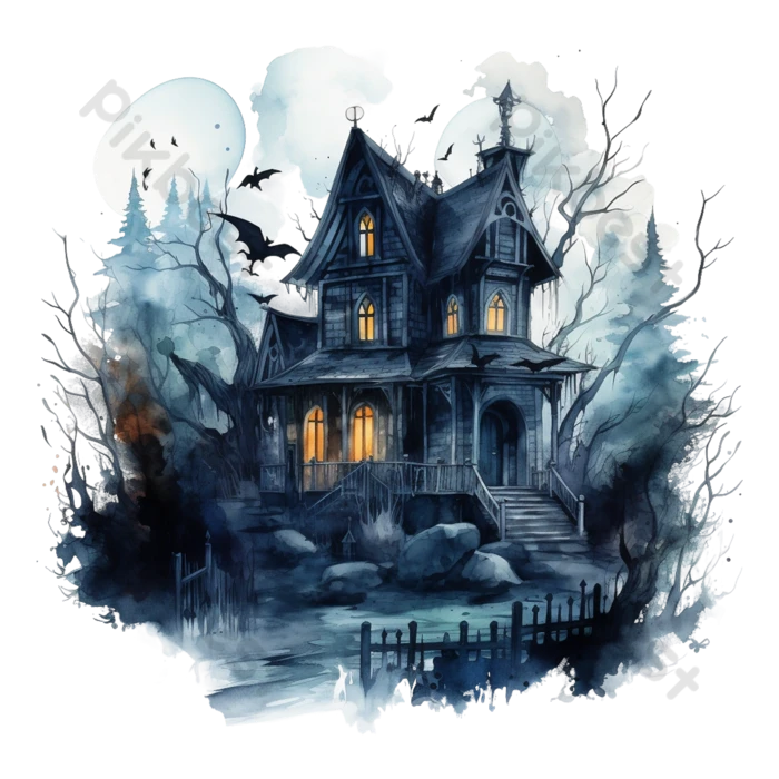 Haunted House PNG Image