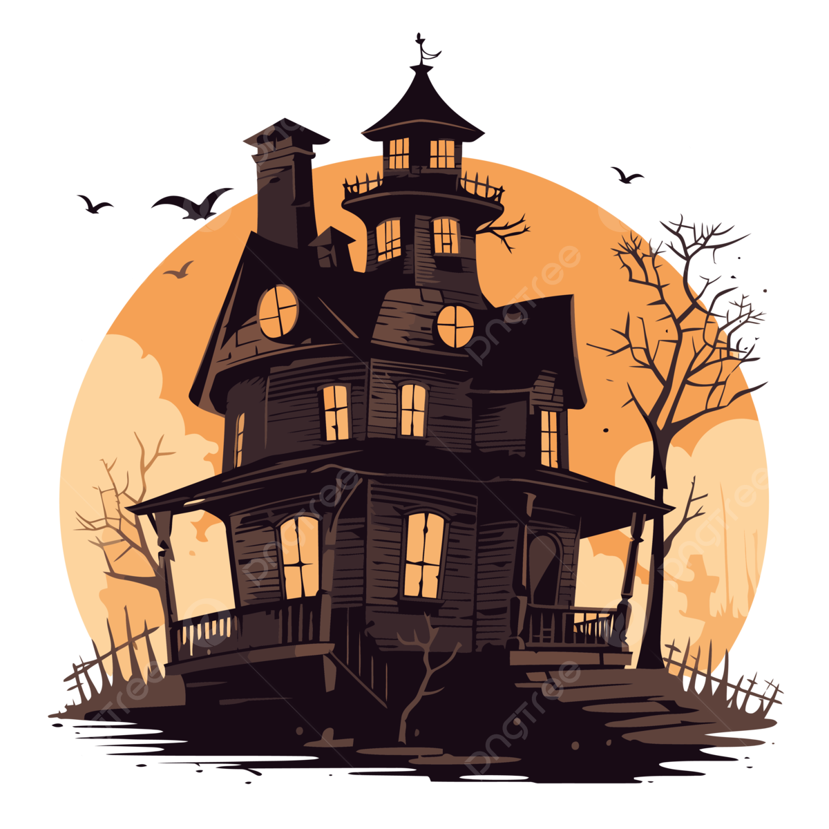 Haunted House PNG Picture