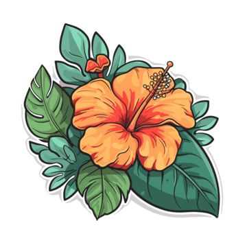 Hawaii Flower PNG Image File