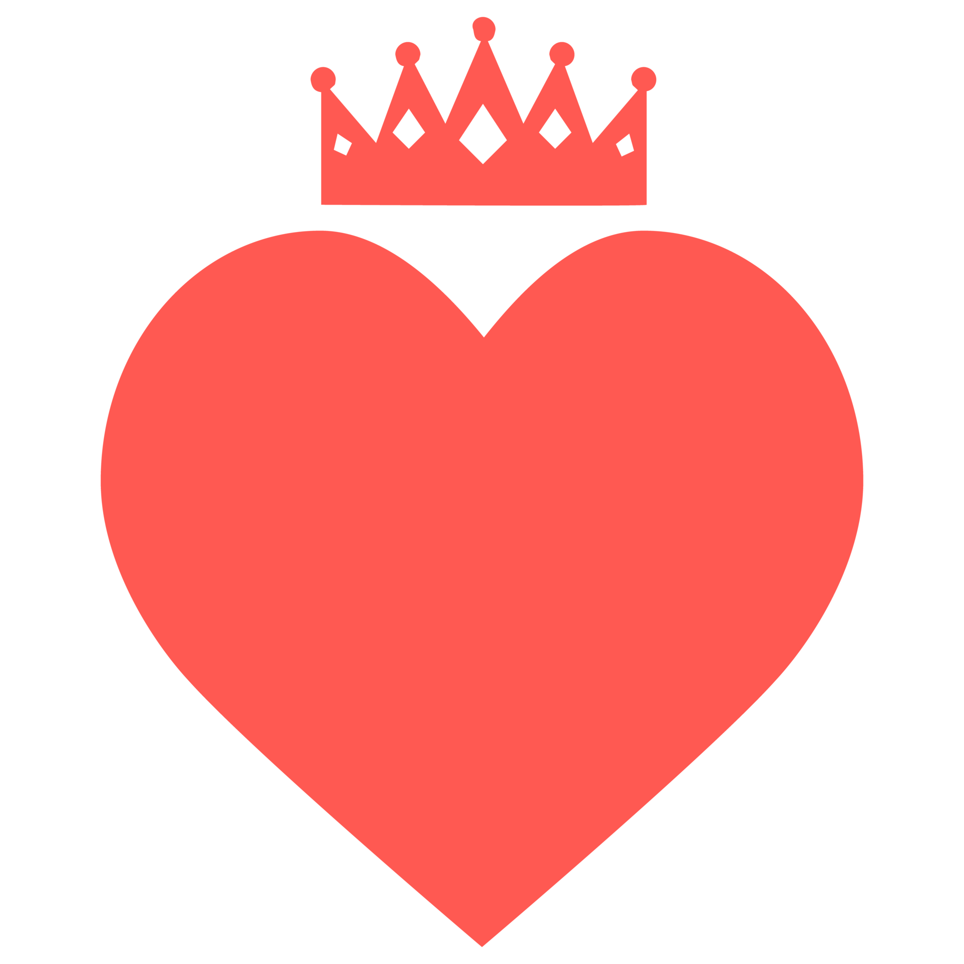 Heart Crown PNG Photos