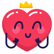 Heart Crown PNG Pic