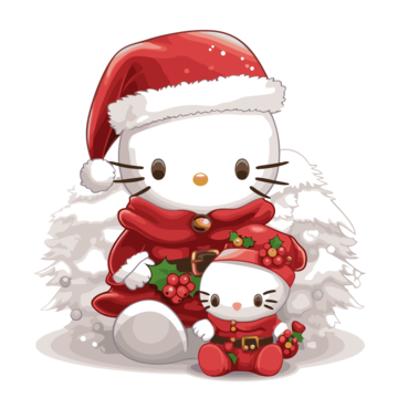 Hello Kitty Christmas PNG Images