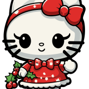 Hello Kitty Christmas PNG Photo
