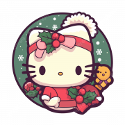 Hello Kitty Christmas PNG Picture