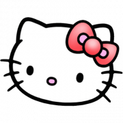 Hello Kitty Face PNG Cutout