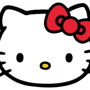 Hello Kitty Face PNG Free Image