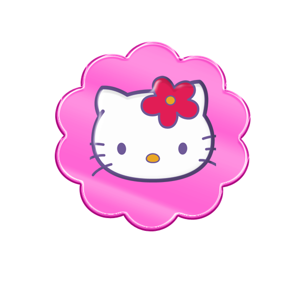 Hello Kitty Face PNG HD Image