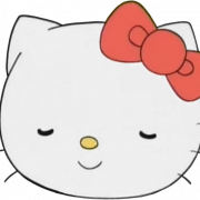 Hello Kitty Face PNG Picture