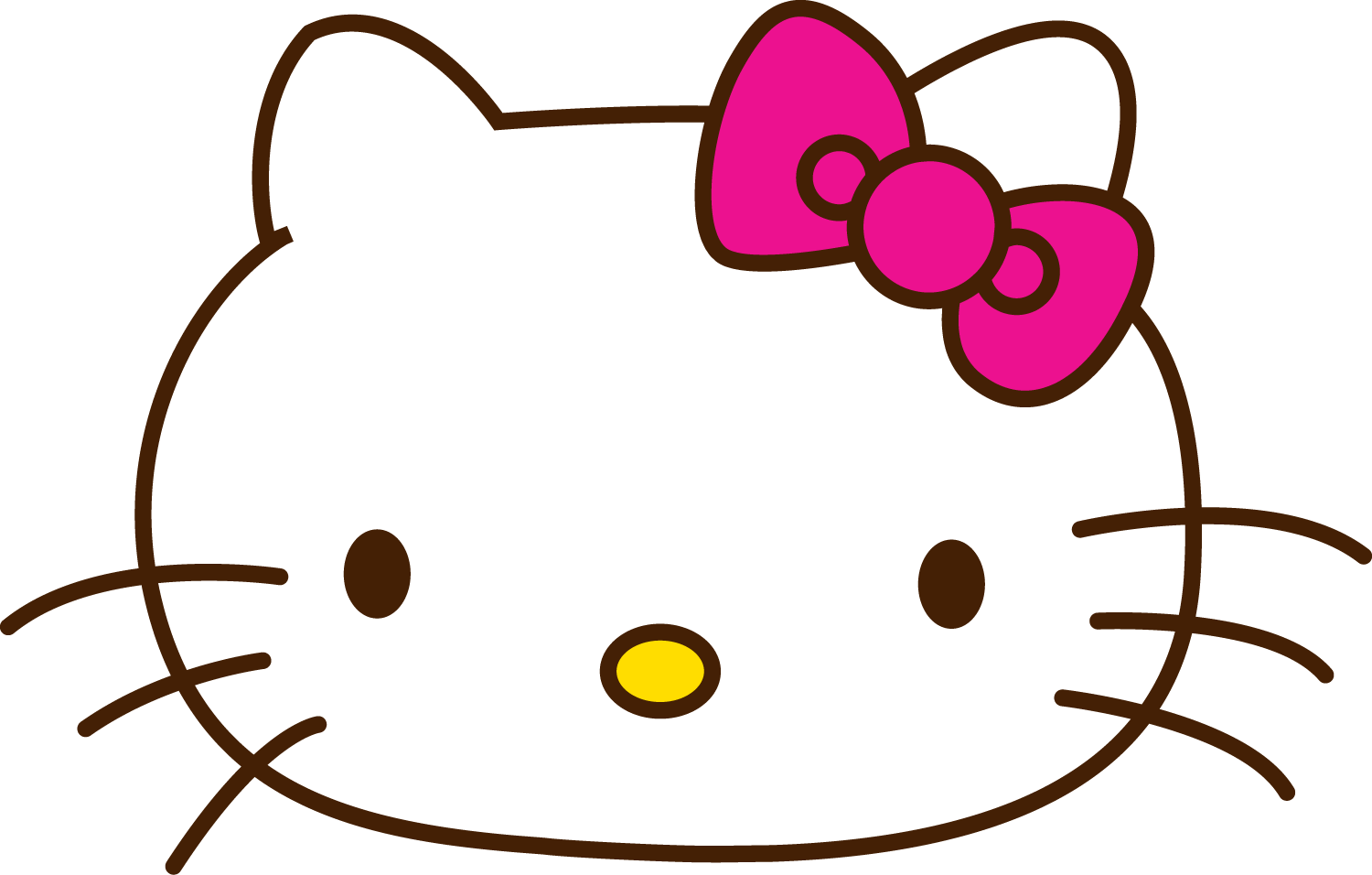 Hello Kitty Face PNG