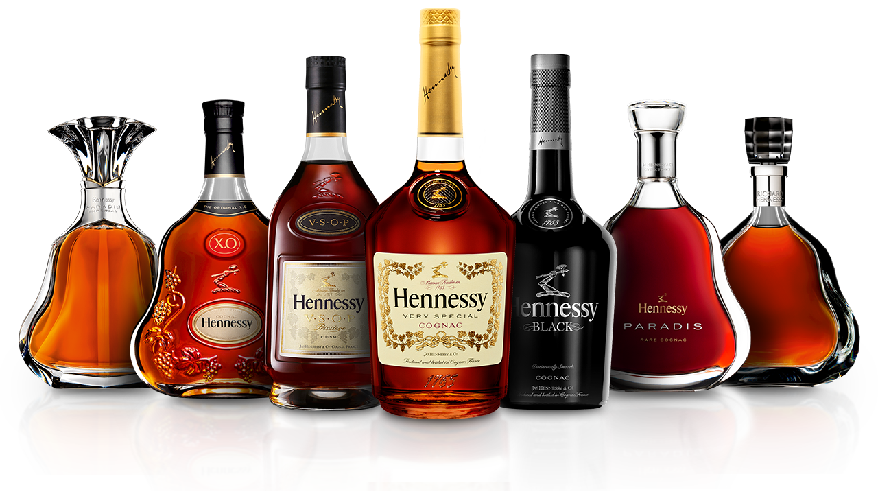 Hennessy Bottle PNG Cutout