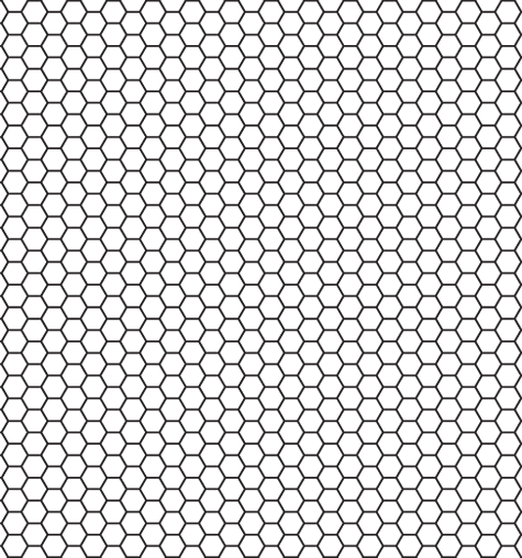 Hexagon Pattern No Background