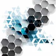 Hexagon Pattern PNG Photo