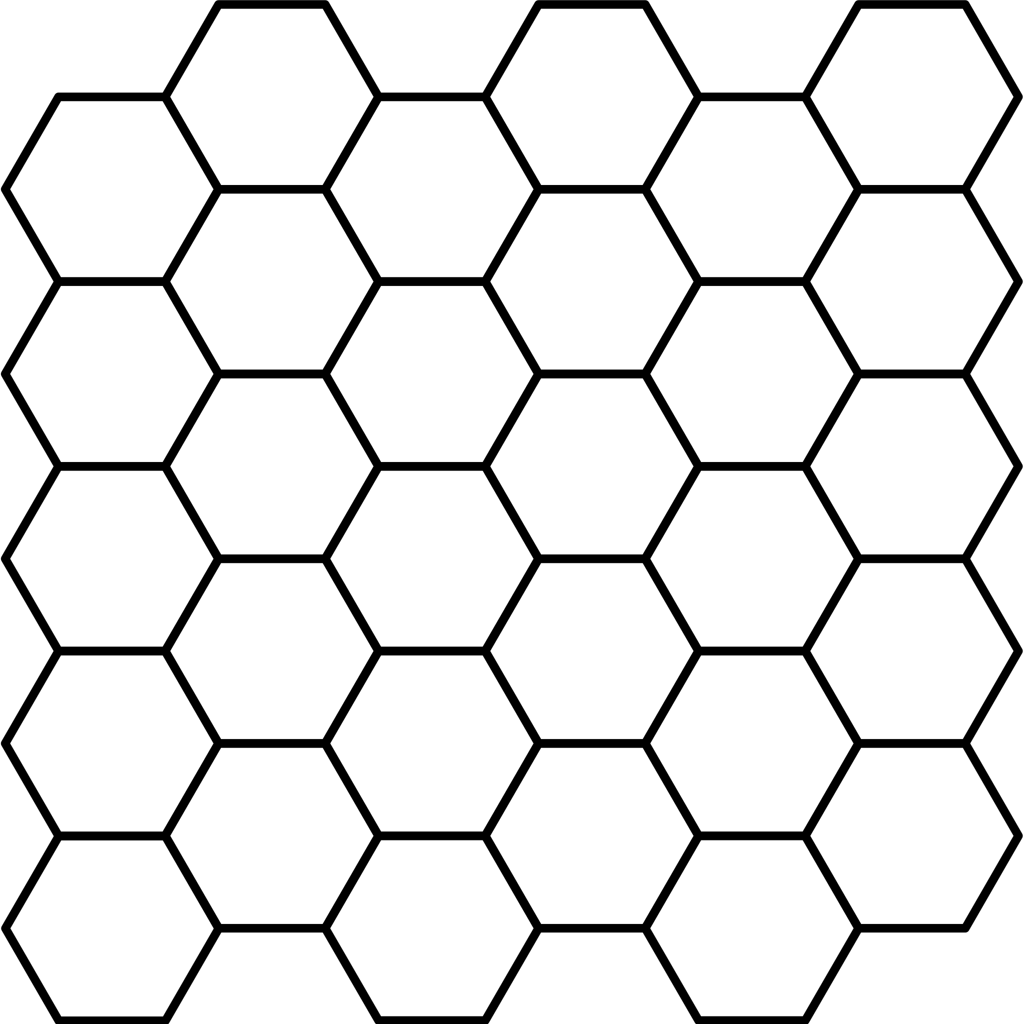 Hexagon Pattern PNG