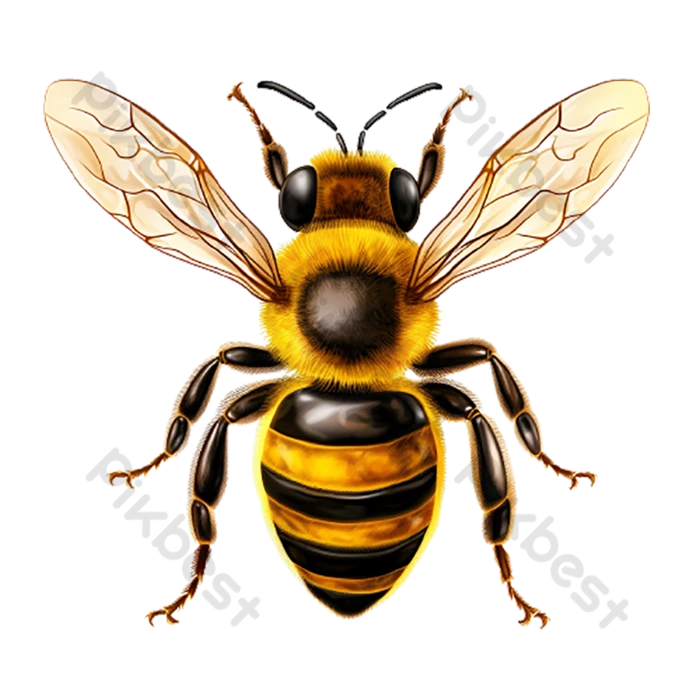 Honey Bee PNG HD Image