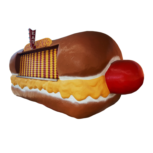 Hot Dog Weiner PNG Cutout