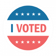 I Voted Sticker PNG Cutout