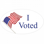 I Voted Sticker PNG Free Image