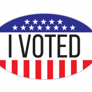 I Voted Sticker PNG Images