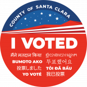 I Voted Sticker PNG Photo