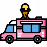 Ice Cream Truck PNG Clipart