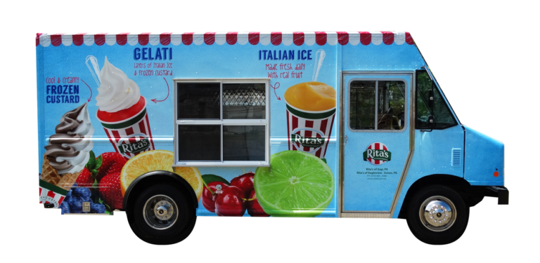 Ice Cream Truck PNG HD Image