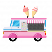 Ice Cream Truck PNG Image