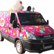 Ice Cream Truck PNG Image File