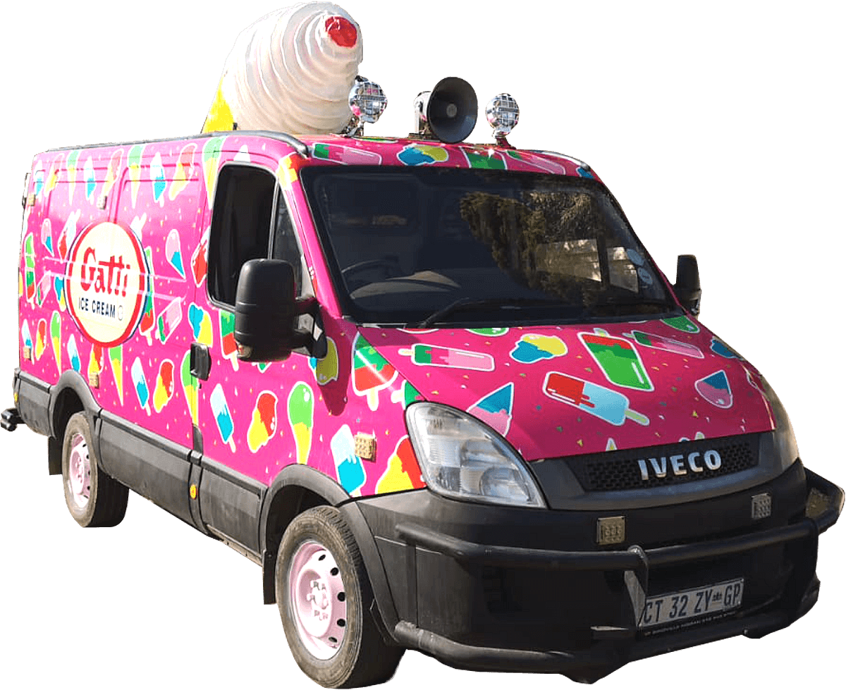 Ice Cream Truck PNG Image File