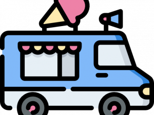 Ice Cream Truck PNG Picture