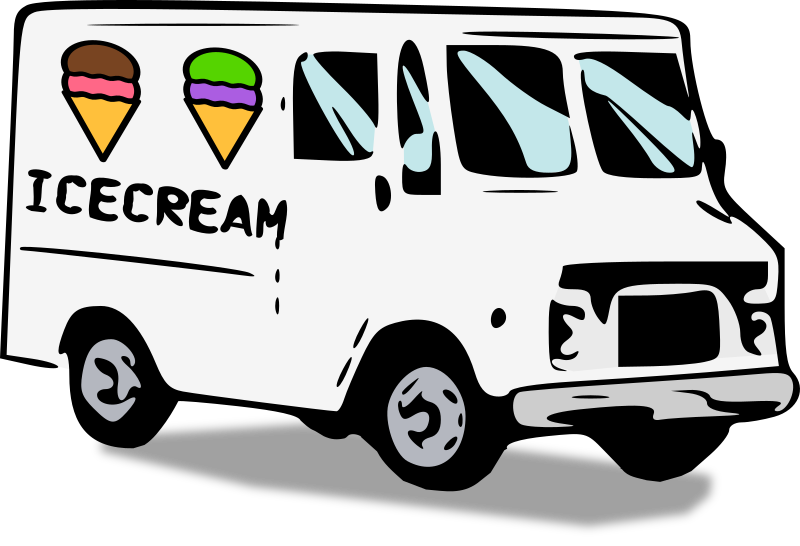 Ice Cream Truck Transparent
