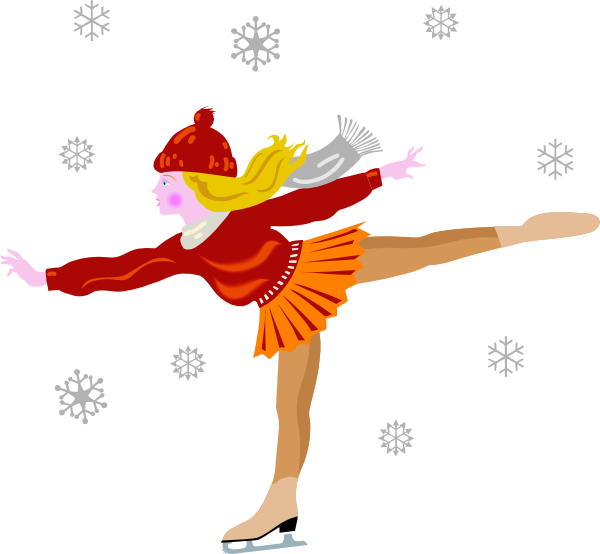 Ice Skater PNG Cutout