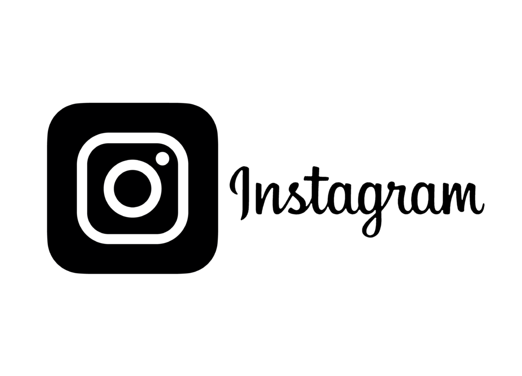 Instagram Logo Black PNG Pic