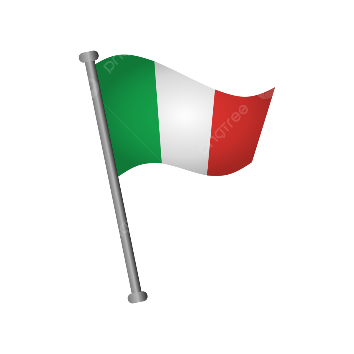 Italian Flag PNG Pic